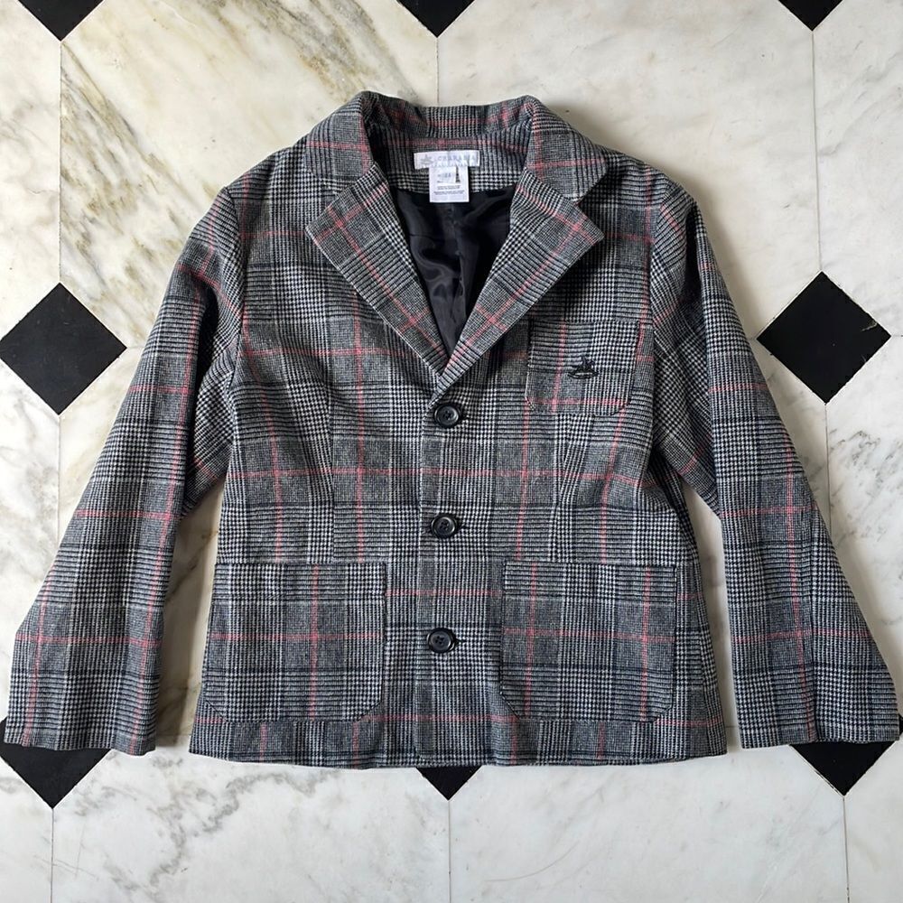 Vintage Charabia Kid’s Glen Plaid Jacket